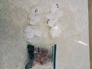 lot 118 image: Silicone Chair Leg Floor Protectors - 24 Piece Set and clear chair leg covers items as pictured