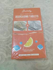 lot 127 image: Pooaisy Multi-Functional Degreasing Tablets - 25 Pack