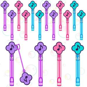 lot 44403 image: 24 Pcs Music Mini Bubble Wands Party Supplies Favors Decorations Kawaii Bubbles Sticks Wands for Fan Meeting Anime Theme Birthday Party Goodie Gift Bag Outdoor Activity - Retail $25