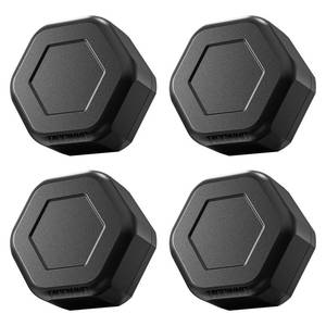 lot 44406 image: 4 Pack Tagging AirTag Magnetic Case Ultra Strong Magnet & Discreet Hexagonal Nut Design with Non-Slip Base, Waterproof & Shatterproof, Compatible with Apple AirTag Gen 1st&2nd - Retail $38