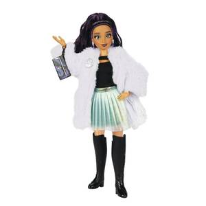 lot 44481 image: 4EVER Dolls Disney 100 - Ursula 11.5 Tall with 13 Points of Articulation, Two Complete Mix-and-Match Outfits and Glittery Mickey Ring for You - Retail $30