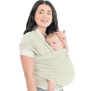lot 44514 image: KeaBabies Baby Wrap Carrier - All in 1 Original Baby Carrier Newborn to Toddler Sling, Easy to Wear, Hands Free Bonding, Lightweight, Breathable Infant Wraps (Chevron Maze) - Retail $30