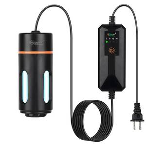 lot 44537 image: Aquarium U-V Light with Timer, 360° Protective Shield Clean Light for Green Water and Algae Clean, Mini Algae Control Lamp for Freshwater and Saltwater Tank (3W for 5-25 Gallon) - Retail $27