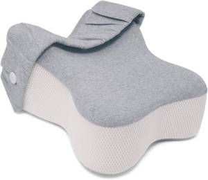 lot 5235 image: Lumia Wellness Orthopedic Long 14 Knee Pillow for Side Sleepers, Contoured Support Thighs & Knees for Sciatica,Back Hip - Soothing Joint Pain Relief, Leg Pillow for Pregnancy (Gray)