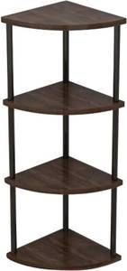 lot 5239 image: 4 Tier Corner Shelf Corner Shelves Shelf for Living Room Decor  Kitchen Shelves Shelf Liners for Kitchen cabinets Non-Adhesive Book Shelf