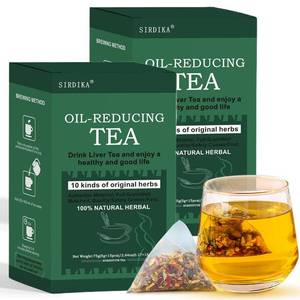 lot 5299 image: Oil-Reducing Tea - 10 Herbal with Excellent Formula, Oil Cleansing Tea for Liver, Oil-Reducing Tea Herbal Chinese Tea, 15 Tea Bags (2 Box(30pcs))