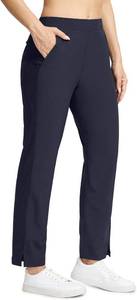 lot 5307 image: Seamaid Womens Golf Pants with Pockets Lightweight Travel Pants for Athletic Stretch UPF 50 Medium