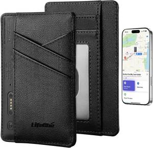 lot 13572 image: Card Wallet for Men Built-in Finy My Replacement for AirTag Wallet, Credit Card Holder Mens Slim Wallet, Premium Leather Front Pocket Wallet Minimalist Wallet with ID Window RFID Blocking Card Wallet
