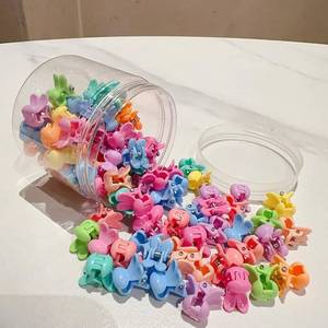lot 13578 image: Mini Rabbit Hair Clips 100Pcs, Small Claw Clips Cute Jaw Clips Hair Pins Hair Barrettes Hair Accessories for Women Girls