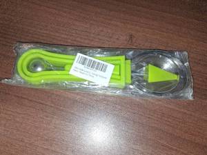 lot 13608 image: Melon Baller Scoop Set, 3 In 1 Watermelon Scoop Fruit Scooper and Baller  Fruit Cutter Multifunctional Fruit Carving Tools Green , Medium