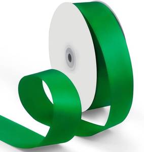 lot 13659 image: 1-12 Inch 100 Yards Satin Ribbon Green, Solid Color Fabric Ribbon for Gift Wrapping, Wedding, Polyester Gift Ribbon for Birthday Party Decoration, Craft, Hair, Floral, Sewing