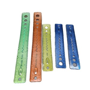 lot 13694 image: 30CM12inch Unbreakable Clear Rulers Double Scale Bendable Flexible Rubber Rulers Transparent Shatterproof Straight Plastic Ruler,820CM Folding Rulers School,Classroom,Office KidsAdults(4PCS)