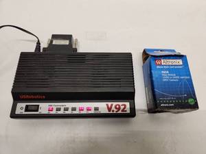 lot 38 image: USRobotics 56K V.92 External Faxmodem