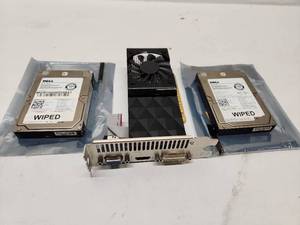lot 47 image: Dell Seagate 300GB SAS Hard Drive with Graphics Card