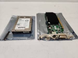 lot 49 image: Dell Savvio 15K.3 300GB SAS Hard Drive with Graphics Card