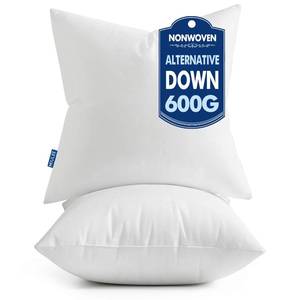 lot 1554 image: MIULEE Set of 2 Throw Pillow Inserts 20x20 Inches, 100% Virgin Filling Nonwoven Pillow Inserts for Couch Sofa Living Room