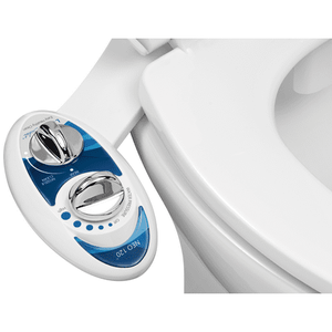 lot 1559 image: LUXE Bidet NEO 120 - Self-Cleaning Nozzle  Non-Electric Bidet Attachment  Rear Wash (Blue)