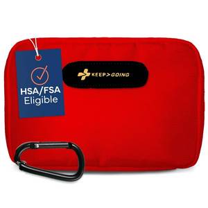 lot 2251 image: KeepGoing Travel First Aid Kit for Car, Home, Hiking, Camping and Outdoor Emergencies - First Aid Kit Travel Size TSA-Approved