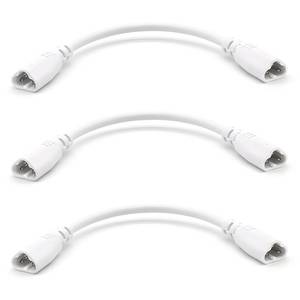 lot 2327 image: 3Pcs-T5 T8 LED Tube Connector Cable Wire 9 inch Double Male to Male End Extension Cord for Integrated LED Fluorescent Tube Light Bulb Lamp Holder Socket(3Pcs 9Inch)