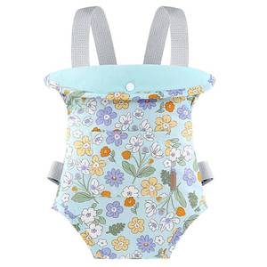 lot 2340 image: GAGAKU Baby Doll Carrier for Toddlers, Doll Carrier for Little Girls, Toy Baby Dolls Sling for Kids, Reborn Baby Doll Accessories, Purple & Yellow Flowers