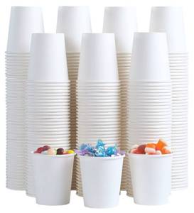 lot 3958 image: Lamosi 300 Pack 5 oz Paper Cups, Disposable Bathroom Cups 5oz Paper, Small Mouthwash Cup, Paper Espresso Cups, Mini Paper Cups for Travel, Party, Picnics, Home