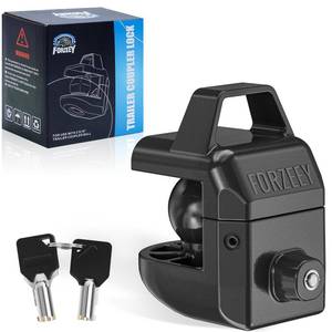 lot 4402 image: FORZEEY Trailer Lock only for 2-516 Ball Coupler Heavy Duty Anti-Theft Hitch Locks