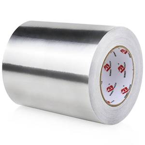 lot 4413 image: BOMEI PACK Aluminum Foil Tape,Heavy Duty Metal Duct Tape,High Temperature Silver Tape,Perfect for Sealing & Patching,HVAC,Air Ducts,Insulation and Metal Repair (6 Inch x 55 Yards)