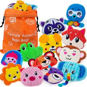 lot 4427 image: Sensory Bean Bag for Kids 12 Pack,Texture Sensory Beanbags,Sensory Toys for Autism,Cute Animal Beanbags,Sensory Toys for Toddlers Kids Learning,Sensory Play Fine Motor Anxiety Relief