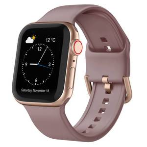 lot 4429 image: Sport Band Compatible with Apple Watch Bands 49mm 46mm 45mm 44mm 42mm 41mm 40mm 38mm, Soft Silicone Replacement Strap with Classic Clasp for iWatch Series 11 10 9 8 7 6 5 4 3 2 1 SE Ultra Women Men