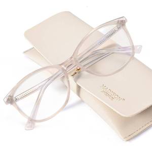 lot 4436 image: Madison Avenue TR90 Blue Light Blocking Glasses Anti Eyestrain UV Glare Blue Light Glasses for Women TV Phone Computer Gaming Eyeglasses (Nude Pink)