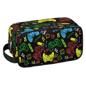 lot 4447 image: Bardic Travel Toiletry Bag for Boys, Video Games Waterproof Hanging Dopp Kit for Men, Shaving Bag with Large Capacity for Travel,Sports Shower