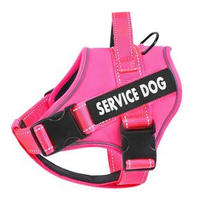 lot 4471 image: voopet Service Dog Harness, Emotional Support Pet Vest Harness, Reflective Breathable and Adjustable No-Pull ESA Dog Harness for Small Medium Large Dogs (with 4 PCS Removeable Tags)