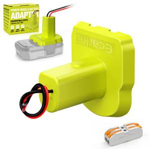 lot 8282 image: Ecarke for Power Wheels Adaptor Compatible with Ryobi 18V One P108 P107 P102 Battery Dock Power Connector RC Toy & Car,e-Bike 12 Gauge Robotics ��with Wire Terminals��