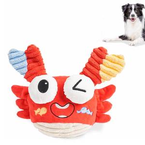 lot 8284 image: Interactive Dog Toys - Bouncing Crab with Music and Recording, Moving Ball for SmallMediumLarge Puppy to Keep Them Busy for Boredom, Smart Motion Activate Pet Toy, Rehargeable (Playful-Looking)