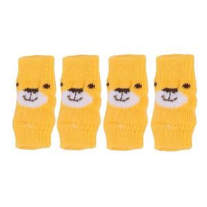 lot 8287 image: Zerodis 4pcs Pet Dog Elbow Protector, Elbow Support Wrap Pet Leg Warmers for Dogs Cats Knitted Dog Elbow Sleeve Leg Support Wrap Protectors M