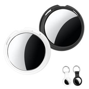 lot 8293 image: 2025 Apple MFi Certified Pair with Apple Find My(iOS Only) Tracker Tags-2 Pack Bluetooth Smart Tracker Tag Key Finder Item Locator Waterproof Finder Worldwide Tracking for Key Wallet Bags Dog