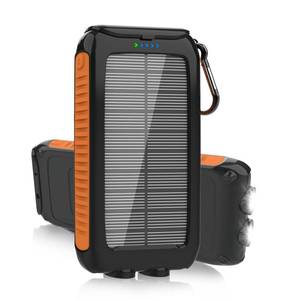 lot 8295 image: Solar Charger Power Bank 49800mAh - Portable Fast Charging Power Bank with Type-C & Dual USB Ports, Compatible with iPhone, Samsung & More, Waterproof Solar Panel for Camping, Hiking, and Outdoor Use