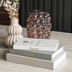 lot 8318 image: Decorative Books for Home Decor - Decorative Books for Coffee Table, Linen - Minimalist - Aesthetic - Fake - Faux Books for Decoration, Photo Storage and Keepsake Box, Motivational Animal Theme