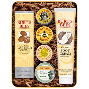 lot 8326 image: Burts Bees Gifts Ideas - Classics Set, 6 Products in Giftable Tin �� Cuticle Cream, Hand Salve, Lip Balm, Res-Q Ointment, Hand Repair and Foot Cream