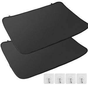 lot 11315 image: FUNYKICH 2PCS Black Silicone Rectangular Stove Top Covers for Electric Stove, 21x29.5 inch Glass Cooktop Protector, Fireproof & Waterproof, Prevent Scratches, Expands Usable Space
