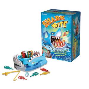 lot 11346 image: Shark Bite -- Roll the Die and Fish for Colorful Sea Creatures Before the Shark Bites Game by Pressman Blue Sky, 5