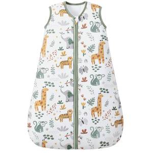 lot 11371 image: FIEMOL Baby Sleep Sack 18-24 Months, 2.5 TOG Cotton Winter Baby Wearable Blanket with 2-Way Zipper, Warm Soft Sleeping Bag for Toddler Boy Girl, XLarge Giraffe