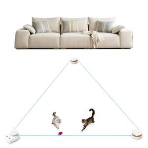 lot 11376 image: Interactive Cat Toy for Indoor Cats �� Automatic Moving & Enrichment Toy for Indoor CatsKitten, AutoManual Control Cat Treadmill for Exercise & Mental Stimulation, Stimulating Chase Toys (H1K2)