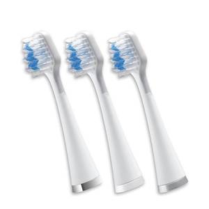 lot 12219 image: Waterpik Triple Sonic Tooth Brush Heads Replacement, Complete Care, STRB-3WW, 3 Count (Pack of 1), White