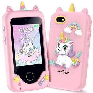 lot 12236 image: Kids Phone for Girls Boys, Touchscreen Toddler Smartphone Learning Toy, 3-10 Year Old Christmas Birthday Gift, Play Cell Phone With Camera, Games, Music, 8GB Card