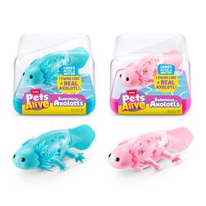 lot 12261 image: Pets Alive Robo Axolotl Swimming, Electronic Pet Toy (2 Pack) by ZURU