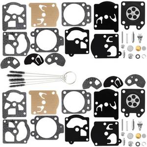lot 12272 image: QAZAKY Pack of 2 K10-WAT Carburetor Diaphragm Gasket Rebuild Carb Repair Kit Compatible with WA WT Series 2-cycle String Trimmer Leaf Blower Chainsaw Poulan Weedeater Craftsman Ryobi Homelite Lawnboy