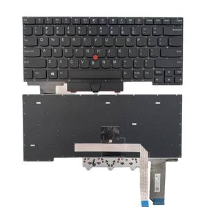 lot 12366 image: Laptop Replacement US Layout Keyboard with Pointer for Lenovo Thinkpad E14 R14 Gen 2 (20T6 20T7 20TA 20TB)