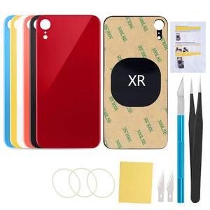 lot 12370 image: UooFide Rear Back Screen Glass Cover Replacement Compatible with iPhone XR 6.1-Inches All Carriers (Red)