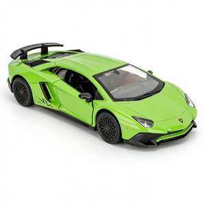 lot 12378 image: TGRCM-CZ 136 Scale Lamborghini Aventador LP700-4 Casting Car Model, Zinc Alloy Toy Car for Kids, Pull Back Vehicles Toy Car for Toddlers Kids Boys Girls Gift (Green)